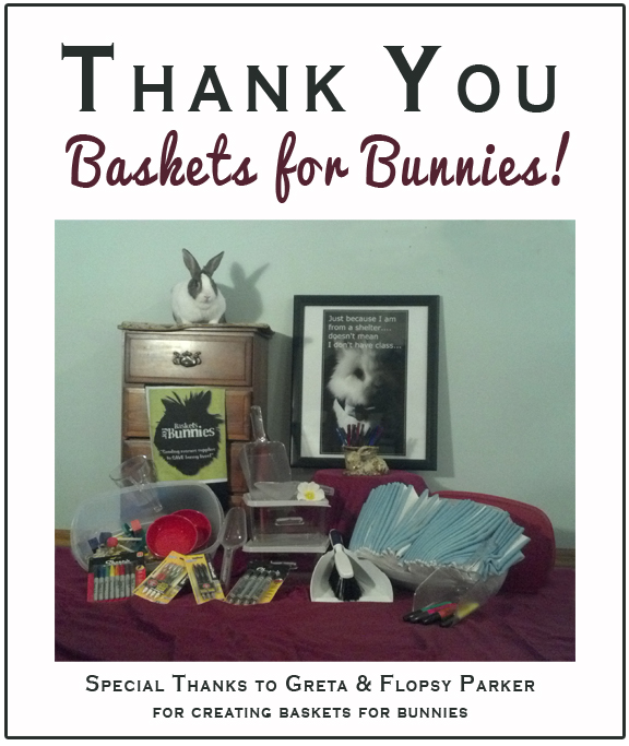 Baskets for Bunnies Thank You