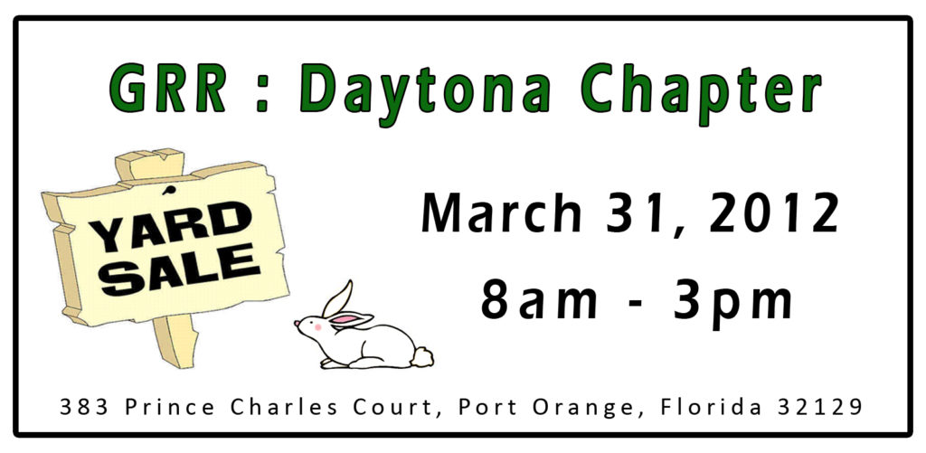GRR Daytona Yard Sale