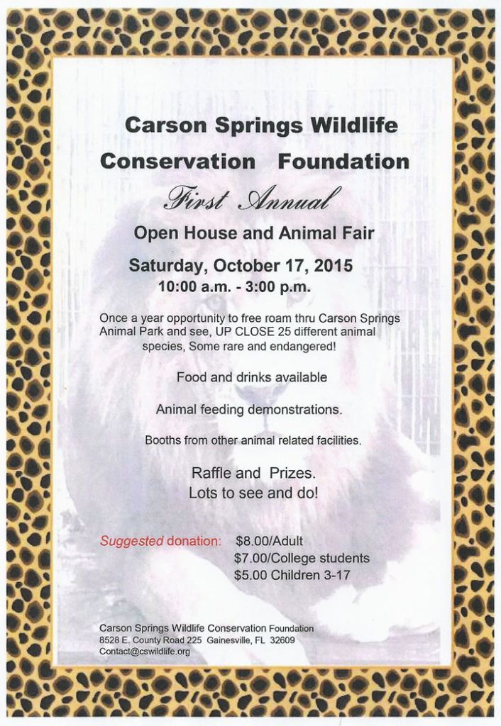 Carson Springs Wildlife Conservation Foundation